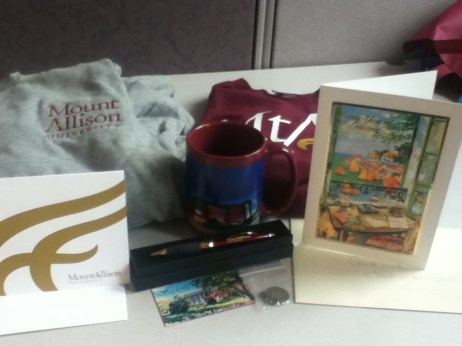 Geoff Campbell's going away gifts