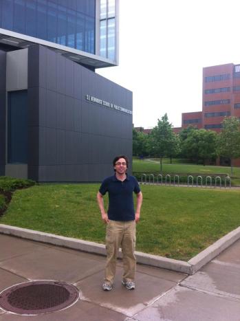 Geoff Campbell at the S.I. Newhouse School of Public Communications Geoff Campbell at the S.I. Newhouse School of Public Communications