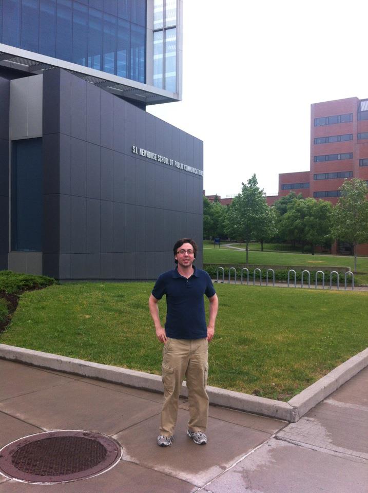 Geoff Campbell at the S.I. Newhouse School of Public Communications
