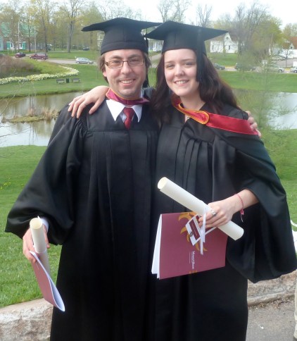 Geoff Campbell and Aja Cooper Graduating from Mount Allison University