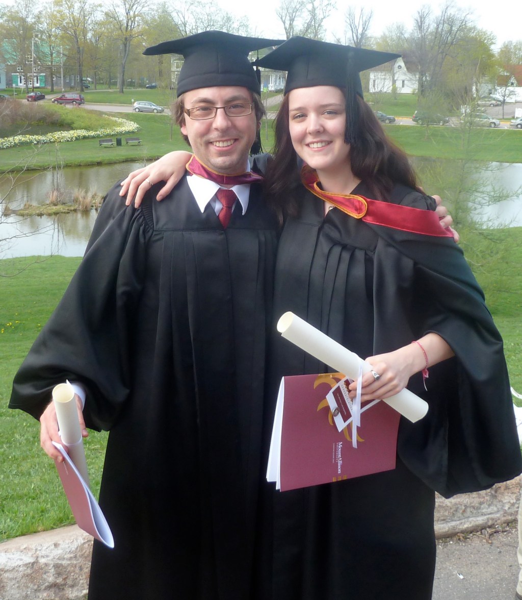 Geoff Campbell and Aja Cooper Graduating from Mount Allison University