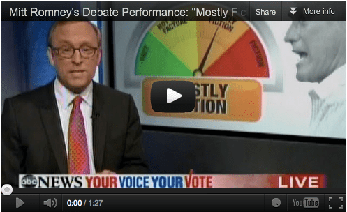 Romney Debate Performance