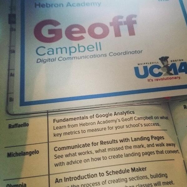 Geoff Campbell Google Analytics Presentation